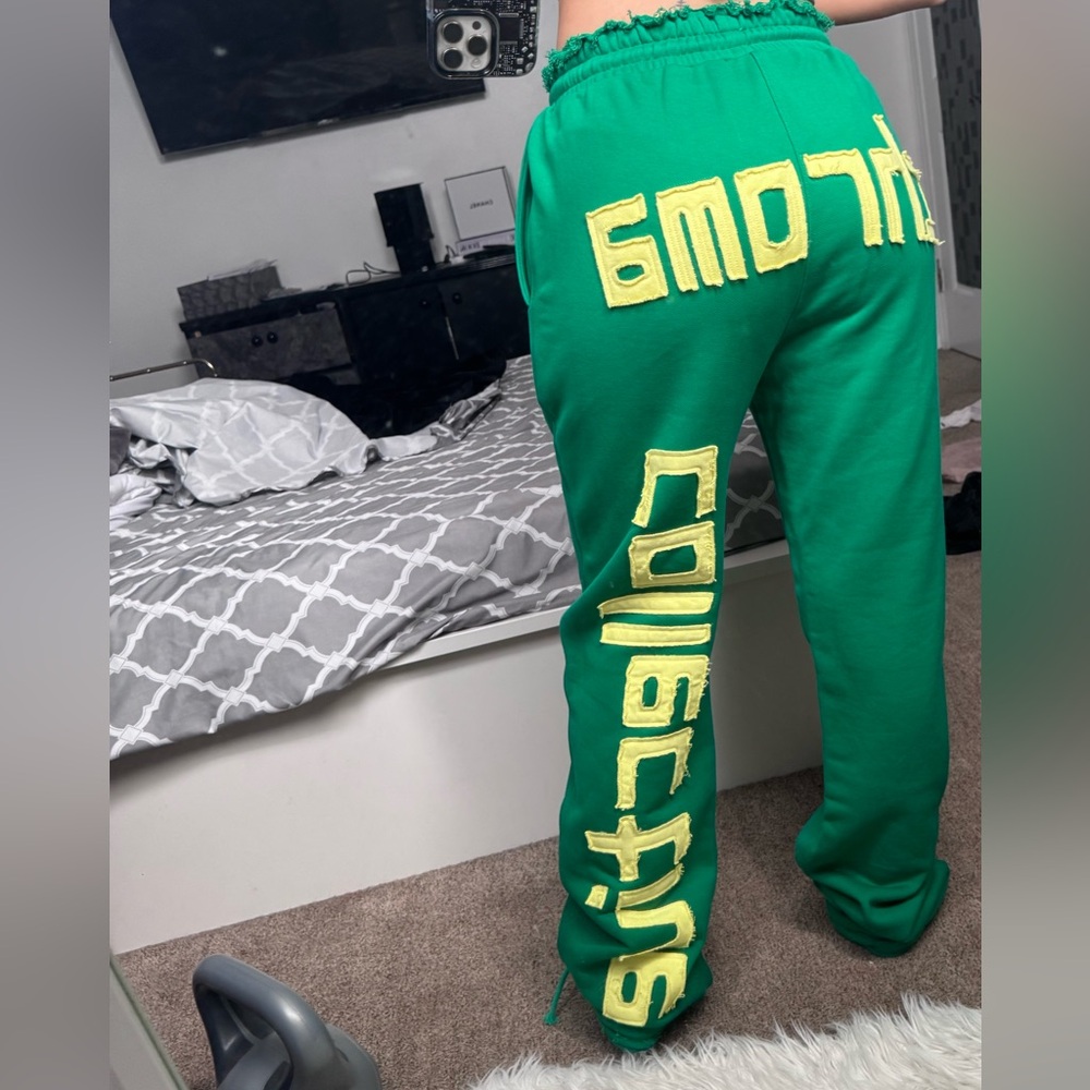 Chroma Collective Green Yellow Sweatpants - Picture 3 of 6